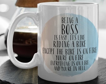 Boss Mug, Funny Boss Gift, Gift for Boss, Boss Birthday Gift, Funny Boss Mug, Boss Day Gift, Boss Christmas Gift, Boss Gift, Boss, Work Mug