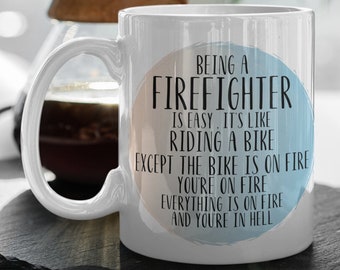 Brandweerman Mok, Brandweerman Geschenken, Gift voor Brandweerman, Brandweerman Koffie Mok, Brandweerman Gift, Brandweerman Vrouw Gift, Brandweerman Papa