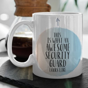Security Guard Mug, Security Guard Gift, Gift for Security Guard, Security Guard Birthday Gift, Funny Security Guard Gift, Security Gift