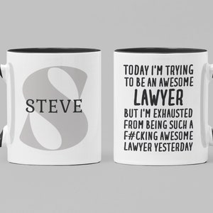 Personalized Lawyer Gift, Lawyer Mug, Lawyer Gifts, Lawyer Cup, Lawyer Funny Gift, Lawyer Coffee Mug, Gift for Lawyer, Lawyer Gifts for Men