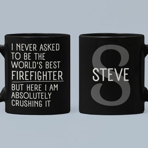 Firefighter Mug, Personalized Firefighter Gift, Firefihter Gifts, Firefighter Coffee mug, Firefighter Gifts Personalized, Firefighter Gift