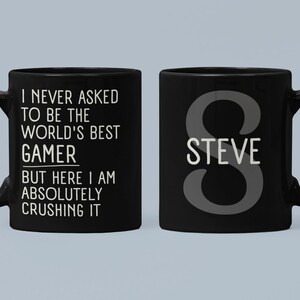 Gamer Mug, Personalized Gamer Gift, Funny Gamer Gift, Gamer Coffee mug, Gamer Gifts for Boyfriend, Gamer Birthday Gift, Gamer Cup