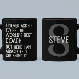 Coach Mug, Personalized Coach Gift, Coach Gift, Coach Coffee Mug, Funny Coach Gift, Coach Cup, Gifts for Coach, Custom Coach Gift