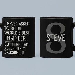 Engineer Mug, Personalized Engineer Gift, Gifts for Engineer, Engineer Gifts for Men, Engineer Coffee Mug, Funny Engineer Gift, Engineer Cup