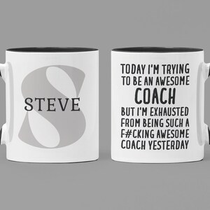 Personalized Coach Gift, Coach Mug, Coach Gifts, Coach Cup, Funny Coach Gifts, Coach Coffee Mug, Football Coach Gift, Basketball Coach Gift