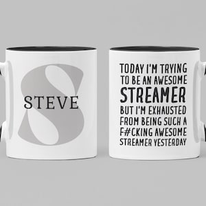 Personalized Streamer Gift, Streamer Mug, Streamer Gifts, Streamer Cup, Funny Streamer Gift, Streamer Coffee mug, Gifts for Streamer