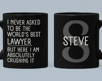 Lawyer Mug, Personalized Lawyer Gift, Lawyer Gifts, Lawyer Funny Gift, Lawyer Coffee Mug, Gifts for Lawyer, Lawyer Gifts for Men, Lawyer Cup