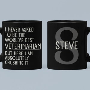 Mug vétérinaire, cadeau vétérinaire personnalisé, cadeau vétérinaire, cadeau pour vétérinaire, tasse à café vétérinaire, cadeau vétérinaire drôle