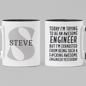 Personalized Engineer Gift, Engineer Mug, Engineer Gifts, Engineer Cup, Funny Engineer Gifts, Engineer Coffee Mug, Engineer Gifts for Him