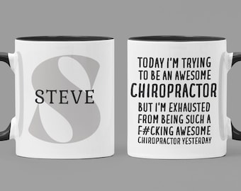 Personalized Chiropractor Gift, Chiropractor Mug, Chiropractor Gifts, Gift for Chiropractor, Chiropractor Coffee Mug, Funny Chiropractor