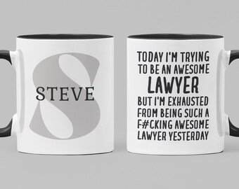 Personalized Lawyer Gift, Lawyer Mug, Lawyer Gifts, Lawyer Cup, Lawyer Funny Gift, Lawyer Coffee Mug, Gift for Lawyer, Lawyer Gifts for Men