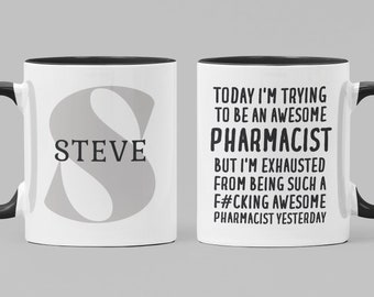 Personalized Pharmacist Gift, Pharmacist Mug, Pharmacist Gifts, Pharmacist Cup, Funny Pharmacist Gift, Mug for Pharmacist, Pharmacist Gift