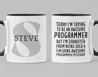 Personalized Programmer Gift, Programmer Mug, Programmer Gift, Programmer Cup, Funny Programmer Gift, Programmer Coffee Mug, Programmer Mugs