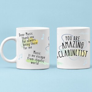 Klarinettist Tasse, Klarinettist, Klarinettist Geschenk, Geschenk für Klarinettist, Klarinettist Geschenk, Klarinettist Kaffeetasse, Becher für Klarinettist, Musik