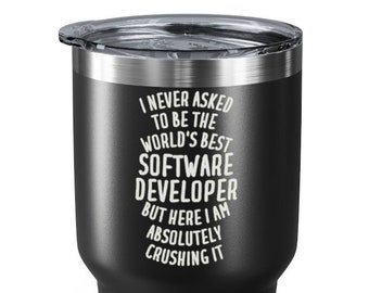 Software Developer Tumbler, Software Developer Gifts, Gift for Software Developer, Software Developer Travel Mug, Developer Gifts
