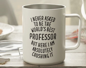 Professor Geschenk, Professor Tasse, Professor Becher, Lustiges Professor Geschenk, Professor Isolierte Tasse, Geschenk für Professor, Professor Reisebecher