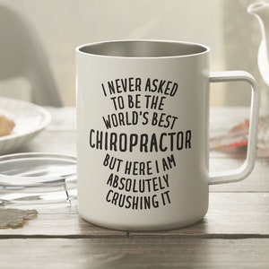 Prezent dla chiropraktyka, kubek dla chiropraktyka, kubek dla chiropraktyka, zabawny prezent dla chiropraktyka, kubek termiczny dla chiropraktyka, prezent dla chiropraktyka