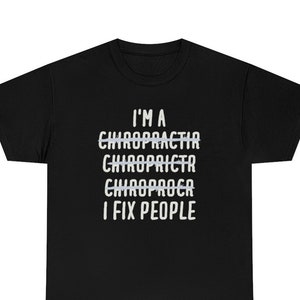 Camisa de quiroprático, camiseta de quiroprático, presente de quiroprático, presente engraçado de quiroprático, camiseta de quiroprático, presente para quiroprático