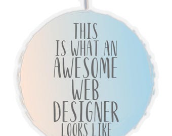 Sticker for Web Designer, Gift for Web Designer, Web Designer Sticker, Funny Gift for Web Designer, Gift Ideas for Web Designer