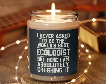 Ecologist Candle, Ecologist Gift, Candle Gift for Ecologist, Ecologist Funny Gift, Gift for Ecologist, Candle for Ecologist, Ecologist Gifts