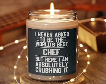 Chef Candle, Chef Funny Gift, Candle Gift for Chef, Chef Gift, Candle for Chef, Gift for Chef, Chef Candle Gift, Funny Chef Gift