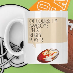 Rugby Mug, Rugby Gift, Mug for Rugby Player, Gift for Rugby Player, Rugby Player Mug, Rugby Player Gift, Funny Rugby Gift, Funny Rugby Mug
