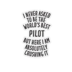 Pilot Sticker, Pilot Gift, Funny Pilot Gift, Sticker for Pilot, Pilot Stickers, Gift for Pilot, Pilot Gifts, Funny Pilot Sticker, Pilot