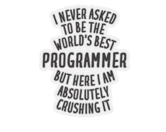 Programmierer Aufkleber, lustiges Programmierer Geschenk, Programmierer Geschenk, Aufkleber für Programmierer, Programmierer Aufkleber, Geschenk für Programmierer