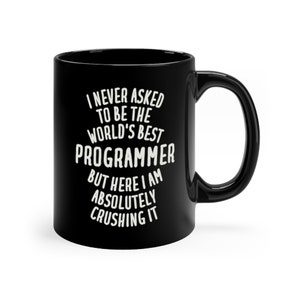 Taza de programador, regalo de programador, regalo divertido de programador, taza de programador, regalo de programador para niña, regalos para programador, taza de café de programador imagen 3