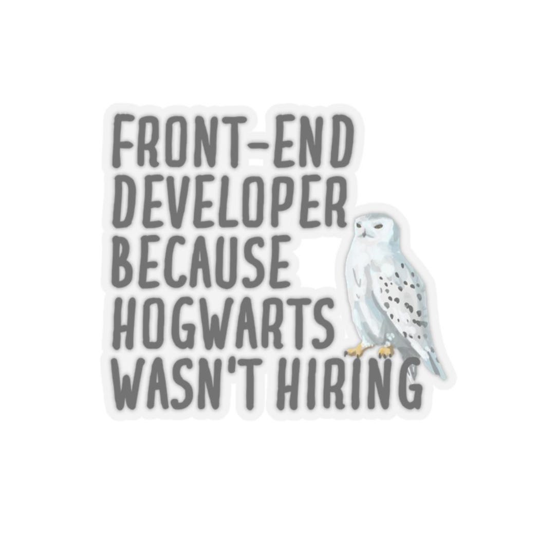 Front End Developer Sticker, Gift for Front End Developer, Sticker for ...