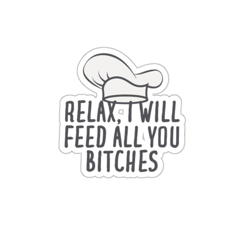 Chef Sticker, Funny Chef Gift, Sticker for Chef, Chef Sticker Gift, Chef Gift, Gift for Chef, Chef Funny Gift, Funny Chef Sticker image 3
