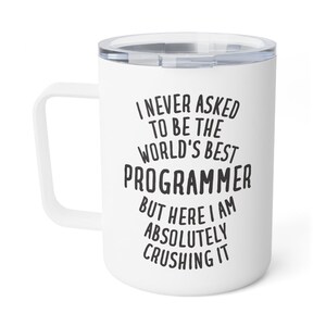 Regalo De Programador, Taza De Programador, Vaso De Programador, Regalo De Programador Divertido, Taza Aislada Programador, Regalo Para Programador, Regalos De Programador imagen 2