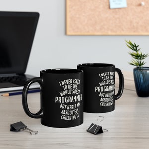 Taza de programador, regalo de programador, regalo divertido de programador, taza de programador, regalo de programador para niña, regalos para programador, taza de café de programador imagen 4