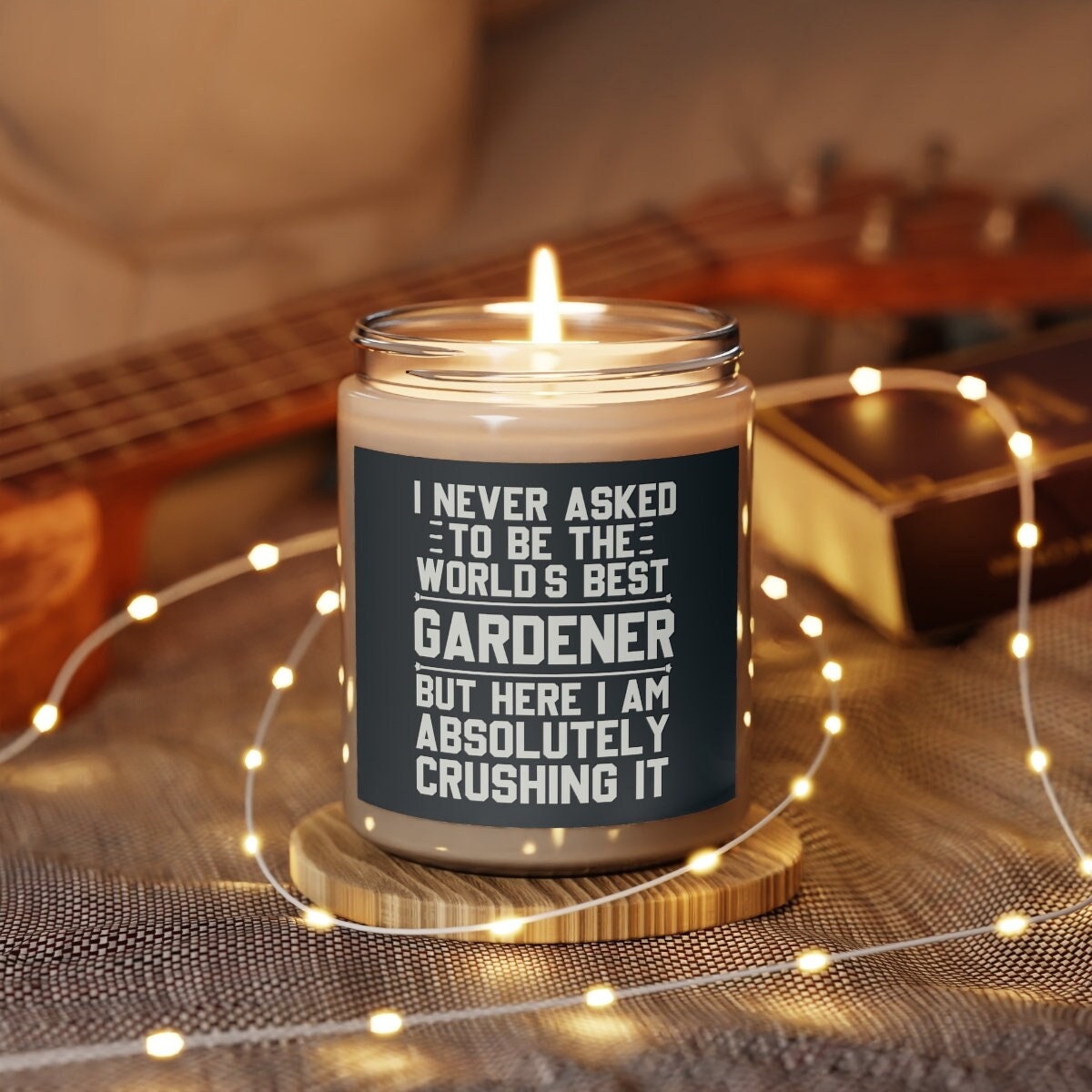 Gardener Candle Gardener Funny Gift Candle Gift for Gardener