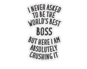 Boss Sticker, Boss Gift for Men, Sticker for Boss, Boss Stickers, Funny Boss Gift, Boss Gift, Gift for Boss, Boss Sticker Gift, Boss Gifts
