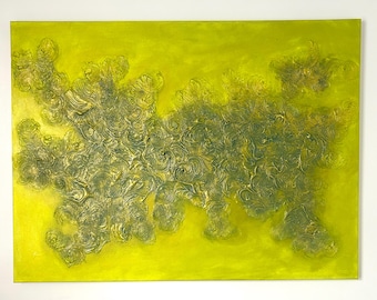 Chartreuse, painting, wall decor, art, artwork, wall art, decorative art, art nouveau, interior design, decor, acrylic paint, abstract art
