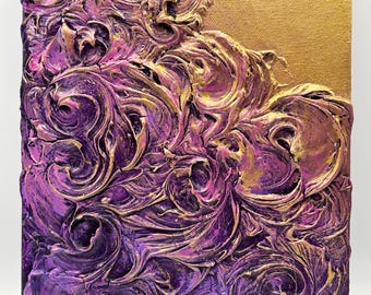 Purple Mood, painting, wall decor, art, artwork, wall art, decorative art, art nouveau, interior design, decor, acrylic paint, creation