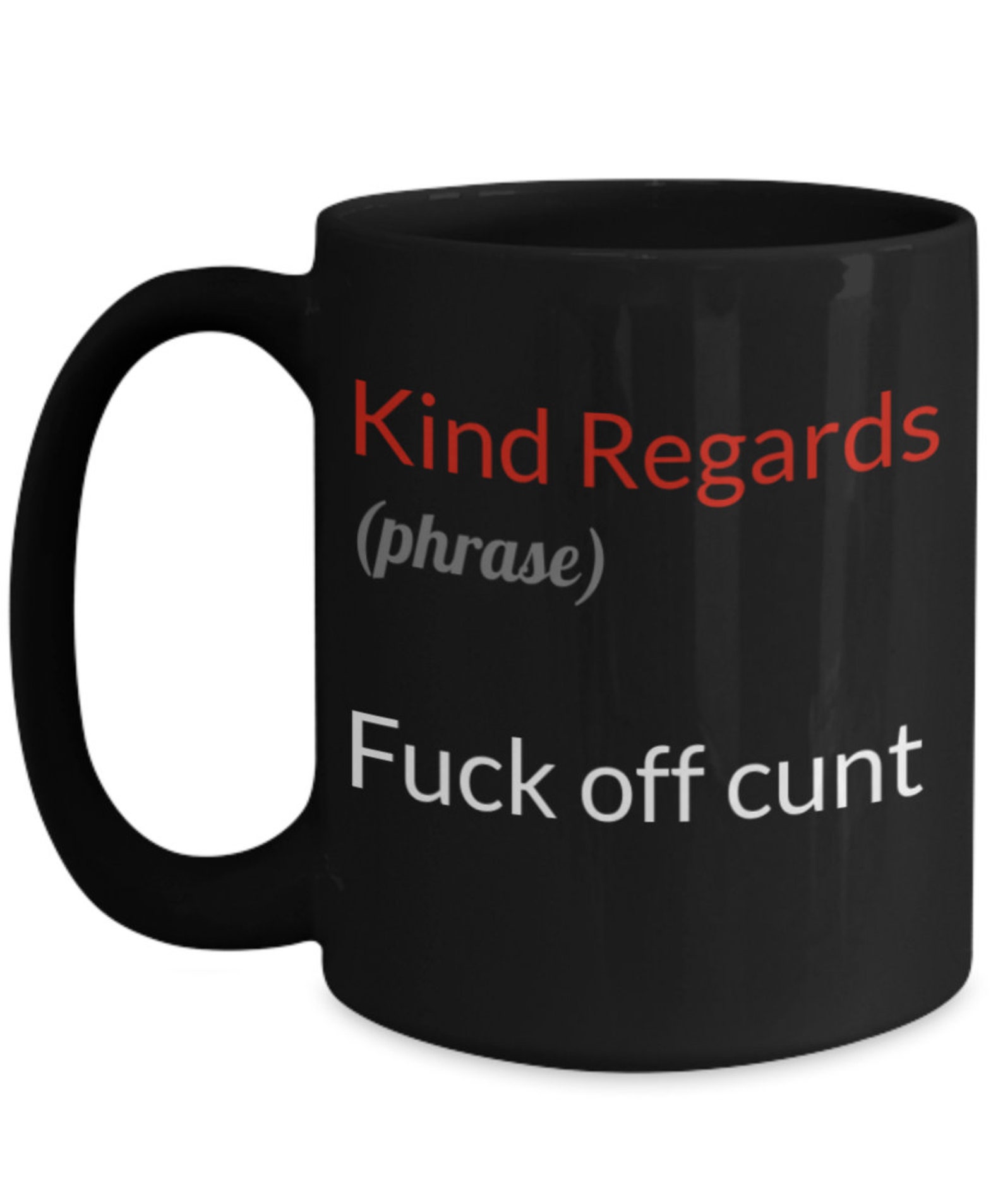 Kind Regards. Email Signature True Meaning. Funny Black Coffee Etsy