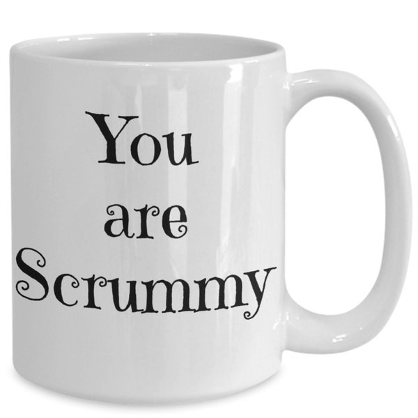 You are scrummy valentines day mug birthday mug for lover