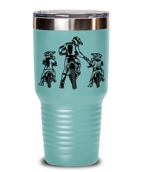 Dirt Bike Daddy, Daughter and Son Tumbler, Racing Family, Motocross Daddy  Boy and Girl Travel Tumbler, Birthday/christmas/father's Day Gifts 