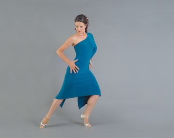 robe tango à une manche