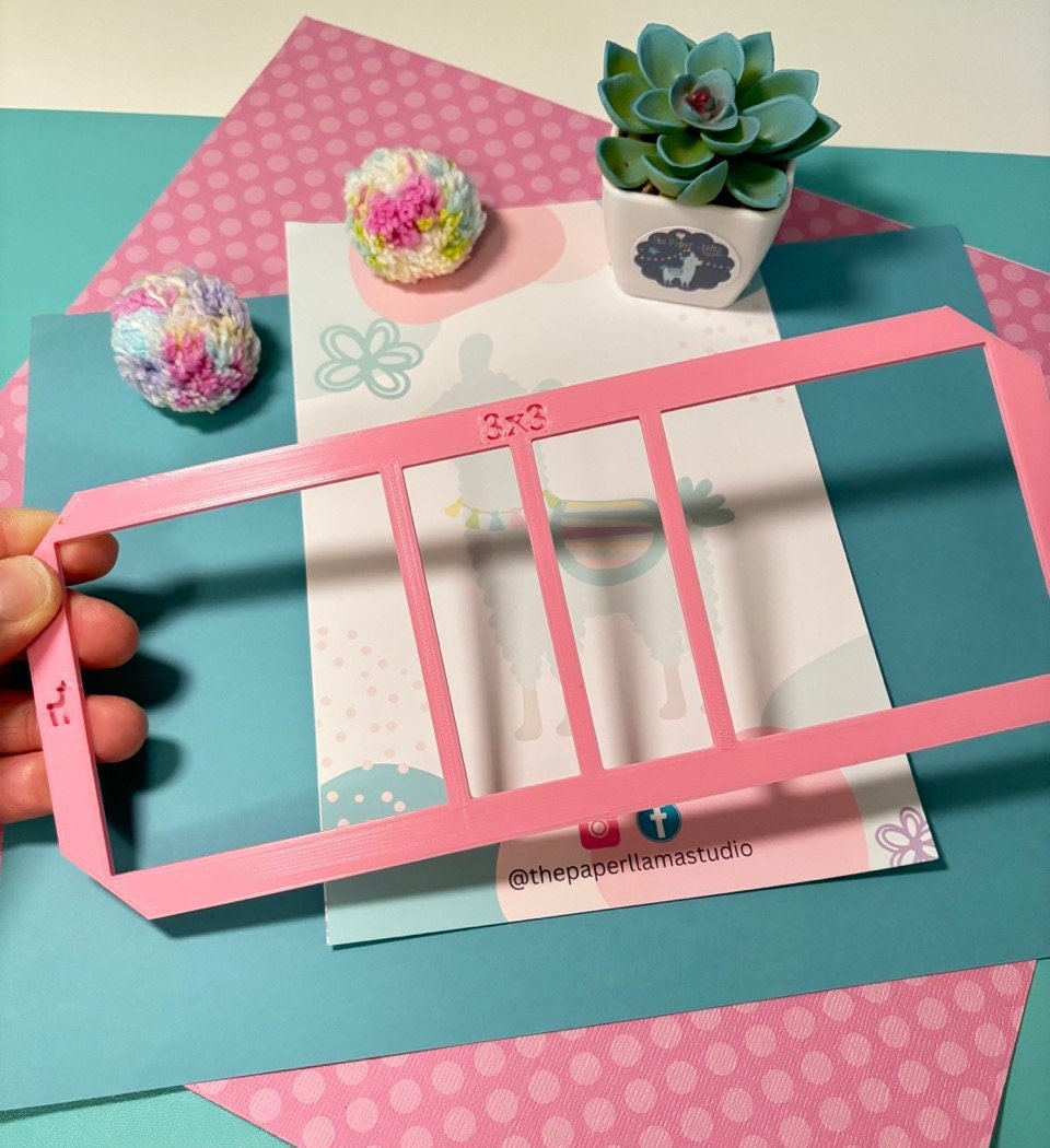 3x3 Calendar Guide Ruler: 3D Printed Bookbinding Tool - Etsy