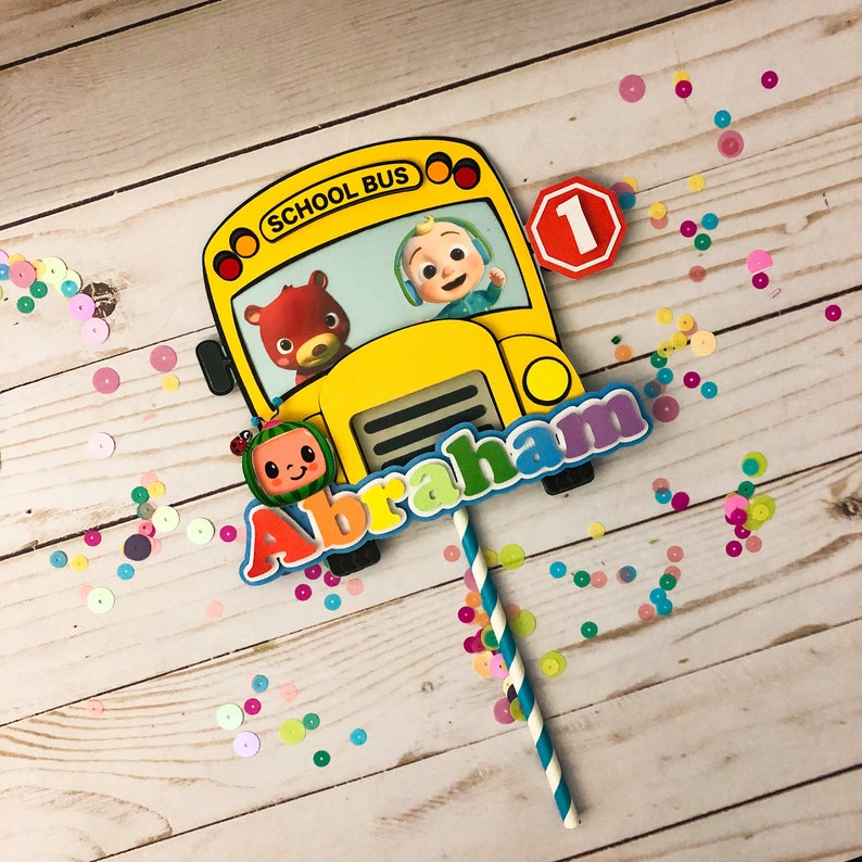 Cocomelon Cake Topper Birthday topper Cocomelon Party Birthday Party