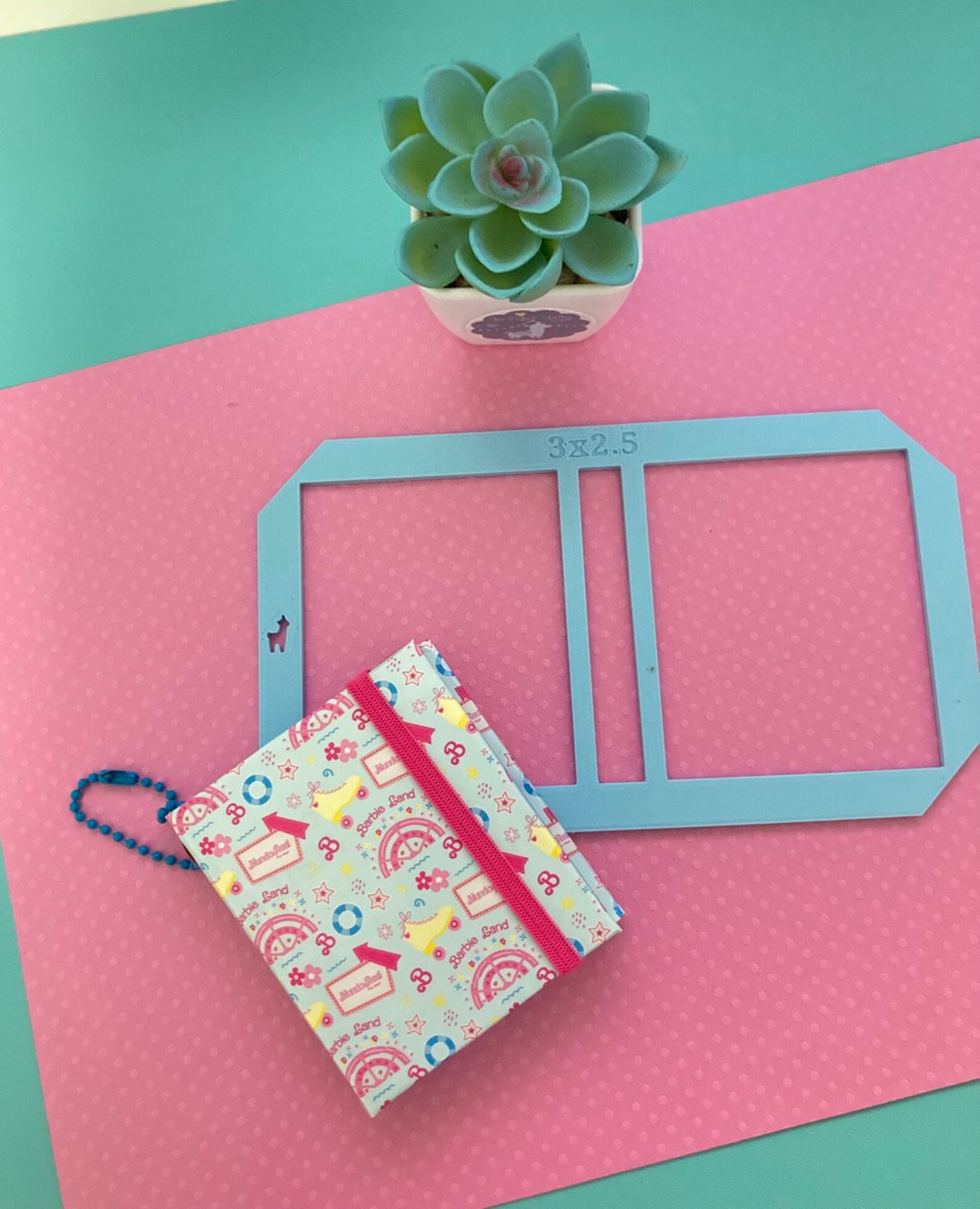 Post-it Mini Book Guide: 3D Printed Ruler, Scrapbooking Tool (3x2.5) - Etsy
