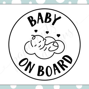 SVG ONLY - Baby on Board
