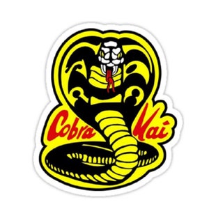 Cobra Kai Logo Karate Kid Vinyl Sticker