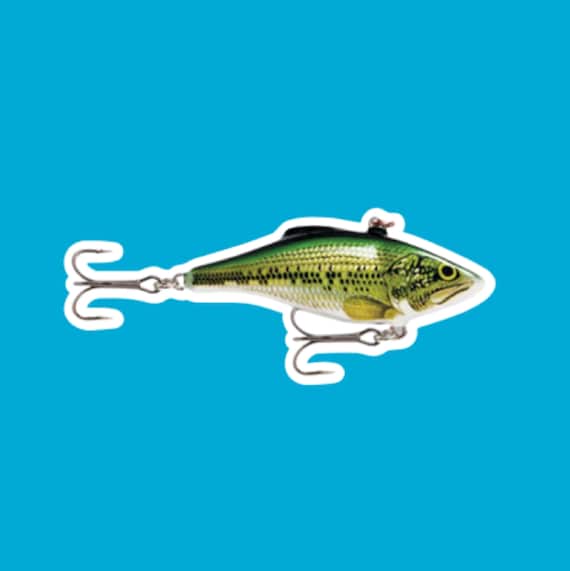 Fishing Lure Funny Stickers, Laptop Stickers, Water Bottle