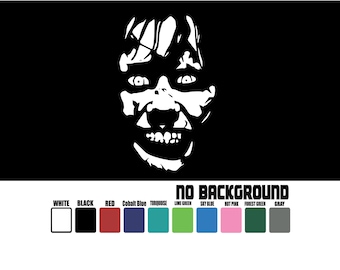 Regan Face Die Cut Vinyl Decal Sticker Horror Movies Halloween Car Truck Motorcycle Window Bumper Wall Decor Tumbler Mirror Laptop Phone