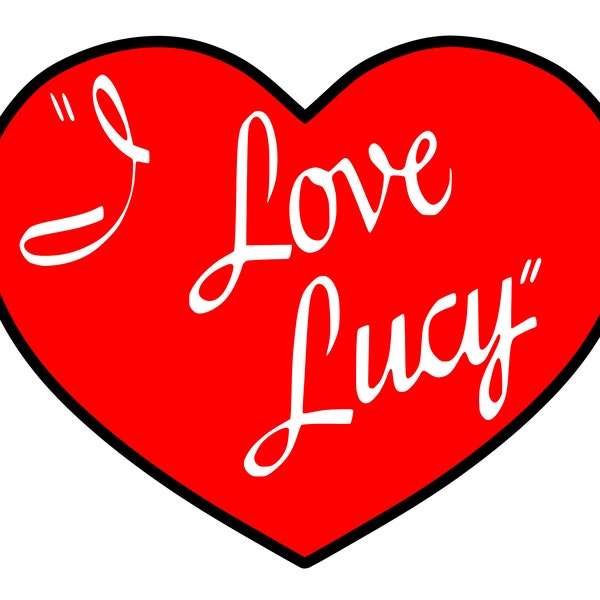 I Love Lucy Show Decal Stickers