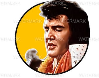 Elvis Presley Sticker Decal water bottle sticker, waterproof sticker, computer stickers, water bottle sticker, MacBook sticker, aesthetic